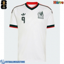 Fotballdrakt Herre Mexico Raul Jimenez #9 Bortedrakt VM 2026 Kortermet